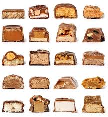 Candy Bar Chart Whatchamacallit Snickers Almond 5th