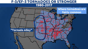 Tornado alley is an area of the united states where tornadoes are most frequent. Is Tornado Alley Shifting To The Southeast U S