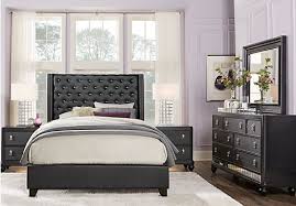 Picture Of Sofia Vergara Paris Black 5 Pc Queen Upholstered Bedroom From Queen Bedroom Sets Furniture King Bedroom Sets Bedroom Sets Queen Bedroom Sets