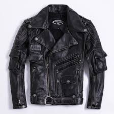 2019 Men S Brand Motorcycle Leather Jacket With Belt Slim Fit Professional Moto Biker Jacket Stylish Genuine Leather Coat Male In 2020 Leather Motorcycle Jacket Leather Jacket Men Style Leather Jacket Men