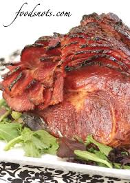 Honey Baked Ham 6 Pounds Bone In Ham 1 3 Cup Brown Sugar 1 3 Cup Honey 2 Teaspoons Cornstar Honey Baked Ham Recipe Honey Baked Ham Food