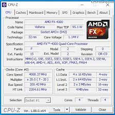 The amd fx 4300 black edition processor with 4 cores, and it's unlocked for your overclocking pleasure. Amd Fx Series Fx 4300 Fd4300wmw4mhk Fd4300wmhkbox