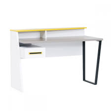 Cooler schreibtisch für den teenager zu verkaufen. Cooler Schreibtisch In Weiss Grau Gelb Vector Moebel Lux De
