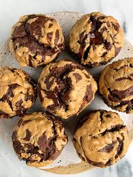 Muffins with real corn flavor. Healthy Chocolate Peanut Butter Banana Muffins Rachlmansfield