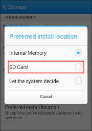One of them is to adopt your sd card as internal storage. Google Play How To Change Download Location