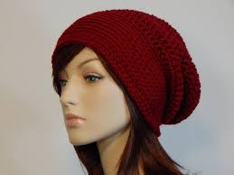 Color Choices, Crimson Red Slouch Hat, Deep Red Slouchy Beanie, Cranberry  Womens Hat, Teen Slouchy Hat, Winter Hats, Mod, Marlowsgiftcottage