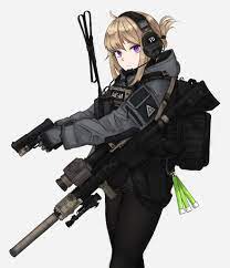 Tanks, swords, laser weapons, mecca, etc. Anime Girls With Guns Images