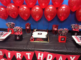 Wrestling Theme Dessert Table Wrestling Party Wwe Party Wwe Birthday
