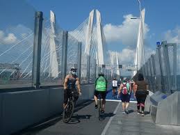 New york governor andrew cuomo's administration appears to have offered the contractor working on the mario m. Going Places New Biking Walking Path Opens On Mario Cuomo Bridge Over Hudson The Island Now