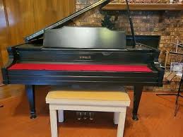 Kimball Baby Grand Piano Black Model 5100 1979 Used Good Condition Ebay