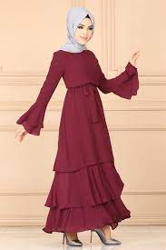 modaselvim 89 tl modaselvim 89 tl volan kol kemerli elbise 142afl378 bordo harika model dresses muslim fashion dress abayas fashion