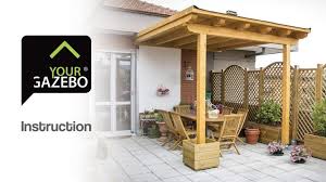 Flat Roof Gazebo Diy Gazebo Yourgazebo Com Diy Gazebo Diy Patio Wooden Gazebo
