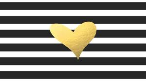 Black And White Computer Background Black White Stripe With Gold Foil Heart Computer Desktop White And Gold Wallpaper Computer Wallpaper Desktop Wallpapers Wallpaper Backgrounds