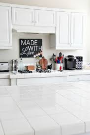 how to clean kitchen counter tile grout