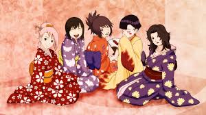 Download wallpaper Sakura, naruto, anime, Hinata, Shizune, kunoichi of  Konoha, Anko, Besides the, section other in resolution 1366x768
