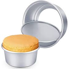 Egal ob silikon oder normal. Amazon De 2 Pack Backformen Set Fur Runde Schichtkuchen Aluminum Kuchen Form Abnehmbare Bottom Round Cake Moulds Antihaft Backformen Pfanne 6 Zoll Und 8 Zoll