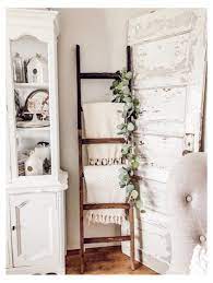 Step up your repurposing game with these genius ladder decorating ideas. 6 Ft Black Dipped Blanket Ladder Blanket Ladder Living Room Boho Blanket Ladder Decor Boho Living Room Blanket Ladder Living Room