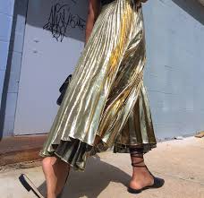 Maybe you would like to learn more about one of these? The Gold Metallic Skirt Where Did U Get That