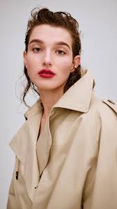 BEAUTY with @mckennahellam for @elleinternational , Feathered lips using  @givenchybeauty Le Rouge Sheer Velvet Matte, Photographer: Kate Powers,  @katepowerslovesyou, DP: Jon Heller, @jonathan.heller, ...