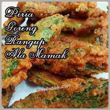 Salutkan peria ke dalam tepung kanji bersama sedikit garam dan perasa yg lain. Cahaya Hidupku Peria Goreng Rangup Ala Mamak