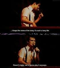 Is It The Song Theres A Good Reason These Tables Are Numbered Honey You Just Havent Figured It Out Yet Songs Panic Emo Music