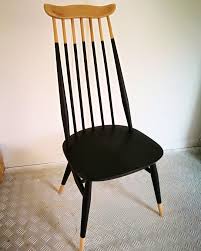 Chaise Ercol Modele Goldsmith Revisitee Chair Farmhouse Table Chairs Ercol Chair