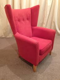 Red Shackletons High Wing Back Armchair Easy Chair Modern Stylish Armchair Furniture Modern Furniture Living Room Furniture