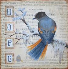 Birds Of A Feather Song Original Jenny Moed Korpela Mixed Media Morning Songs Art Bird Art