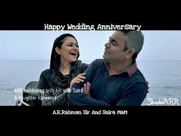 Rahman said he was introduced to the technology in 2015. Happy Anniversary A R Rahman Sir Saira Banu Mam Ellah Pugazhum Iraivanukke Youtube