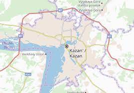 As a city with 1.2 million inhabitants, kazan offers many attractions. Michelin Landkarte Kazan Stadtplan Kazan Viamichelin