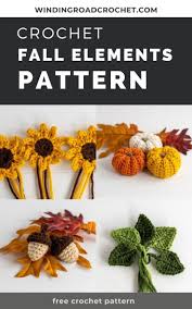 Crochet Fall Decor Tiny Accents Free Pattern with Videos