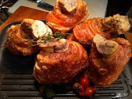 And key to this meaty art is of course amazing crackling, something most recipes fall short on with pork knuckle … but we cracked the code! Schweinshaxe Recipe German Roasted Pork Leg Picture Of The Kitchen Table Bangkok Tripadvisor