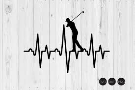 Free vector icons in svg, psd, png, eps and icon font. Golf Player Heartbeat Svg Dxf Png Cut File 182330 Cut Files Design Bundles