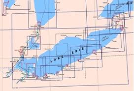 themapstore noaa charts great lakes lake erie nautical