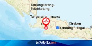 Gempa Magnitudo 5 0 Dengan Kedalaman 10 Km Guncang Sukabumi Dirasakan Hingga Jakarta