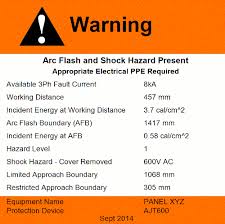 Neither standard, however, lists a specific isolation distance. What Is An Arc Flash Warning Label Electric Arc
