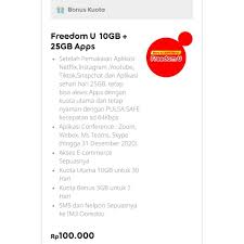 Abu inject adalah aplikasi konter online untuk pembelian pulsa, paket data, token listrik, paket sms, paket nelpon. Harga Im3 Kuota Unlimited Terbaru Desember 2020 Biggo Indonesia