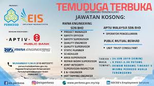 The eis contribution can be paid through the same channels as the socso contribution. Temuduga Terbuka Mingguan Eis Perkeso Laman Rasmi Eis Perkeso Facebook