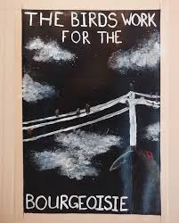 The Birds Work For The Bourgeoisie Painting Pin On Sketch Book