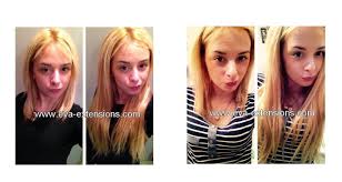 Les extensions à clips imitent à la perfection vos cheveux naturels pour leur donner instantanément plus le de longueur. Avant Apres Photos Avec Extensions Cheveux Clips