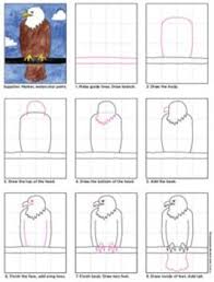 Draw A Bald Eagle Kids Art Projects Bald Eagle Art Project Eagle Art