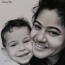 Check spelling or type a new query. Baby Pencil Portraits Photo To Custom Pencil Sketch Free Shipping