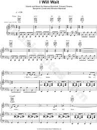 I Will Wait For You Piano Sheet Music Free Mumford Sons I Will Wait Sheet Music In Bb Minor Transposable Download Print Sheet Music Mumford Mumford And Sons