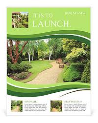 The set of files offer designs that can be used as brochures, flyers, posters, web design and other kinds of marketing designs. Lovely Public Spring Garden Scotland Flyer Template Design Id 0000009392 Smiletemplates Com