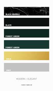 Black And Gold Website Color Scheme Black And Forest Green Color Schemes For Bathroom Color Ideas In 2020 Green Color Schemes Forest Green Color Green Color Combinations