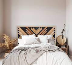 Now i want to show picture that could make you impressive and the gorgeous diy geometric art headboard panels to you. Pin On Salon