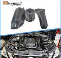 Airspeed Dry Carbon Fiber Cold Air Intake System Kits for Mercedes BENZ  C200 C260 C300 C Class W204 1.8T