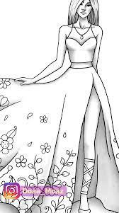 Maybe you would like to learn more about one of these? Printable Coloring Page Fashion And Clothes Colouring Sheet Etsy In 2021 Dress Design Drawing Fashion Illustration Dresses Fashion Drawing Dresses