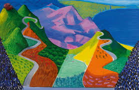 David hockney is one of the most influential british artists of the 20th century. David Hockney S Pacific Coast Highway And Santa Monica Estimated At 20 30 Million Findart Cc