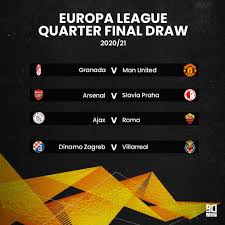 After an enthralling round of europa league ties, we've reached our final eight. 90min On Twitter The Europa League Quarter Final Draw Ueldraw Uel